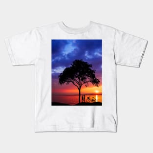 Sunset Beach Kids T-Shirt